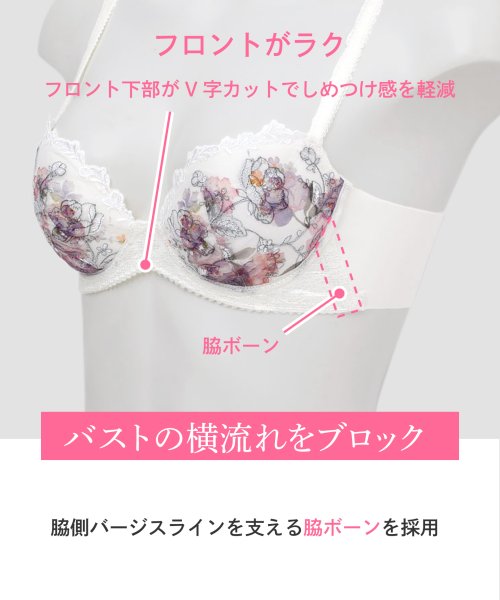 Wing(ウイング)/ウイング　ブラジャー　【重力に負けないバストケアBra】(A~B)/img02