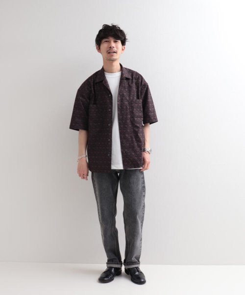 GLOSTER(GLOSTER)/【WORK ABOUT/ワークアバウト】VACANCE SHIRT 総柄プリントシャツ アロハシャツ/img14
