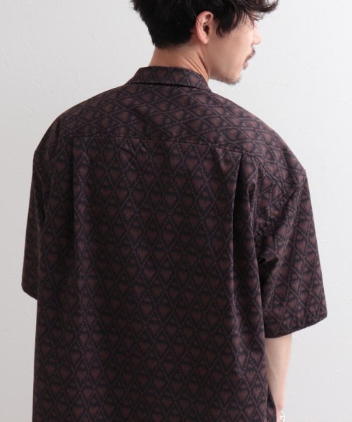 GLOSTER(GLOSTER)/【WORK ABOUT/ワークアバウト】VACANCE SHIRT 総柄プリントシャツ アロハシャツ/img21