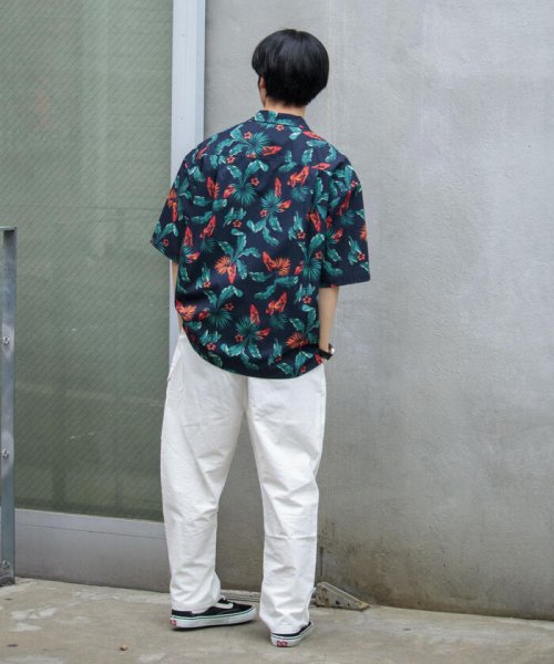 GLOSTER(GLOSTER)/【WORK ABOUT/ワークアバウト】VACANCE SHIRT 総柄プリントシャツ アロハシャツ/img33