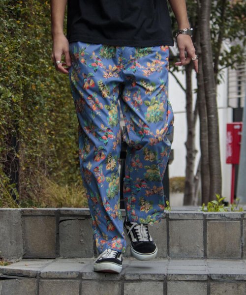 GLOSTER(GLOSTER)/【WORK ABOUT/ワークアバウト】VACANCE PANTS 総柄プリントイージーパンツ/img09