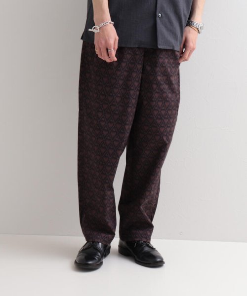GLOSTER(GLOSTER)/【WORK ABOUT/ワークアバウト】VACANCE PANTS 総柄プリントイージーパンツ/img12