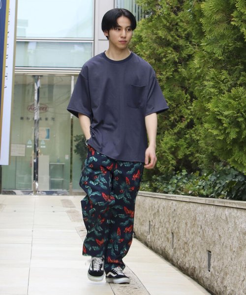 GLOSTER(GLOSTER)/【WORK ABOUT/ワークアバウト】VACANCE PANTS 総柄プリントイージーパンツ/img30