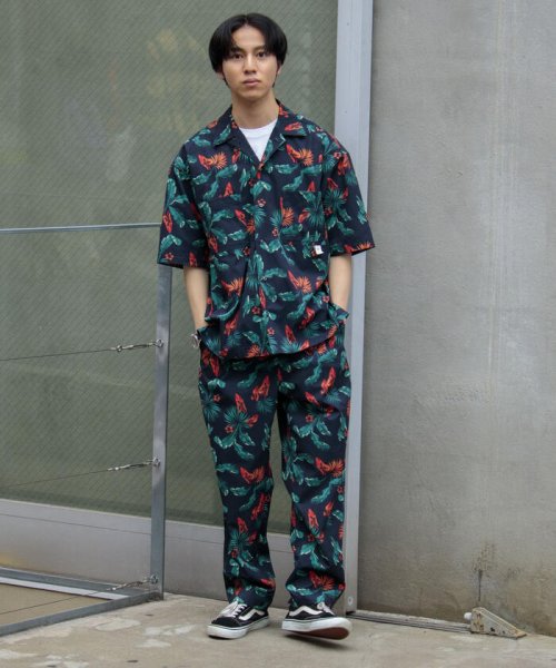 GLOSTER(GLOSTER)/【WORK ABOUT/ワークアバウト】VACANCE PANTS 総柄プリントイージーパンツ/img33