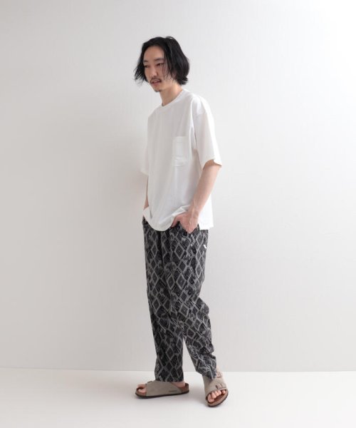 GLOSTER(GLOSTER)/【WORK ABOUT/ワークアバウト】VACANCE PANTS 総柄プリントイージーパンツ/img36