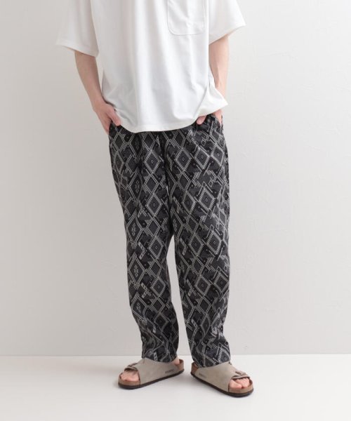GLOSTER(GLOSTER)/【WORK ABOUT/ワークアバウト】VACANCE PANTS 総柄プリントイージーパンツ/img39