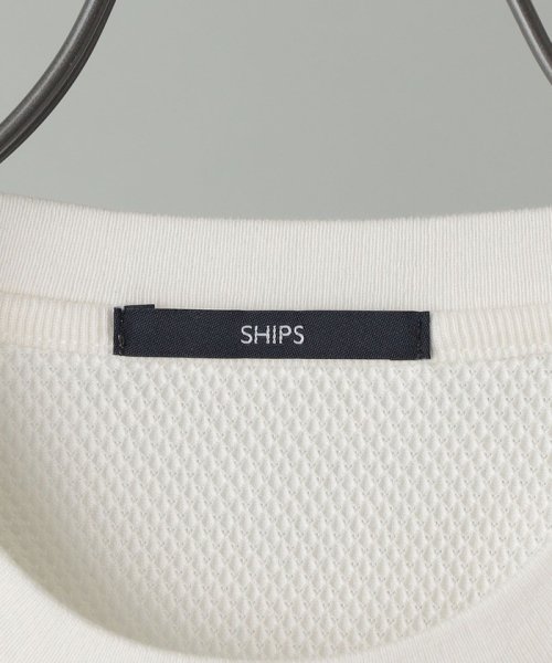 SHIPS MEN(シップス　メン)/SHIPS: ワッフル パネル ボーダー Tシャツ/img29