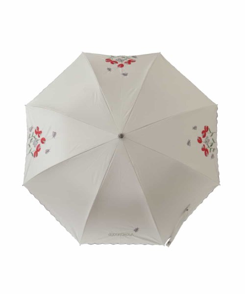 Jocomomola(ホコモモラ)/【晴雨兼用】フラワー刺繍折りたたみ傘/img07