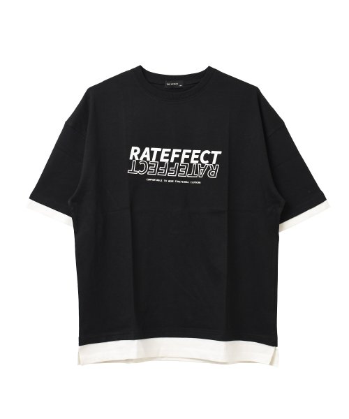 RAT EFFECT(ラット エフェクト)/レイヤード風プリントTシャツ/img07