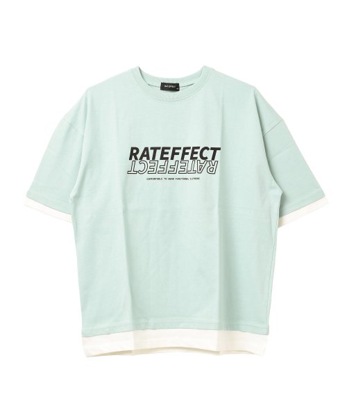 RAT EFFECT(ラット エフェクト)/レイヤード風プリントTシャツ/img08