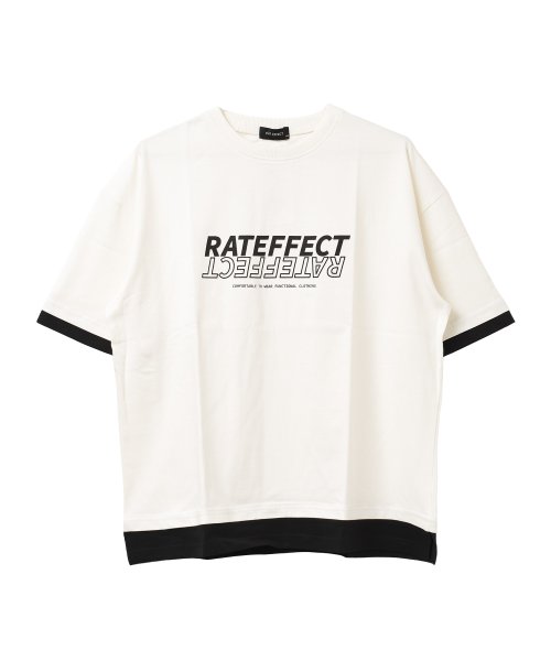 RAT EFFECT(ラット エフェクト)/レイヤード風プリントTシャツ/img09