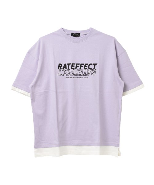RAT EFFECT(ラット エフェクト)/レイヤード風プリントTシャツ/img10
