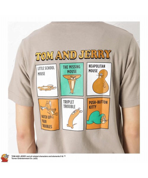 MAC HOUSE(men)(マックハウス（メンズ）)/Tom and Jerry バックファニーアートTシャツ 161143436/img13