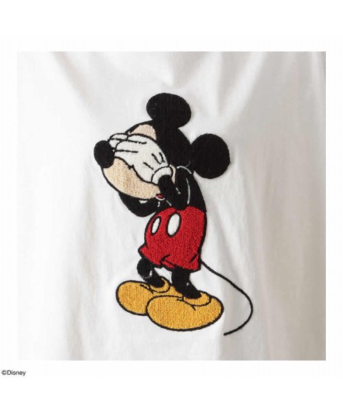 MAC HOUSE(women)(マックハウス（レディース）)/Disney ミッキー / サガラ刺繍Tシャツ 2283－7602/img10