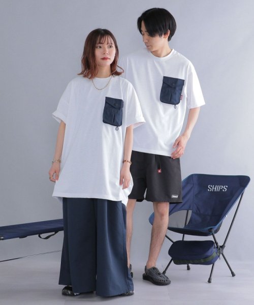 SHIPS MEN(シップス　メン)/*【SHIPS別注】Coleman: 〈吸水速乾/UVカット〉 ポケット Tシャツ/img02