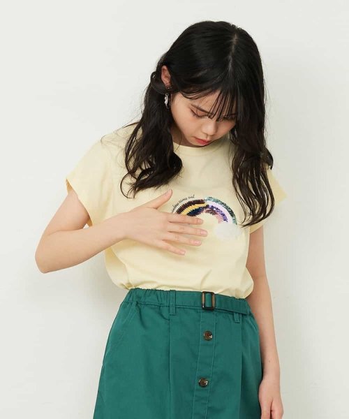 a.v.v(KID'S)(アー・ヴェ・ヴェキッズ)/[160]アイスタッチレモンコレクションTシャツ/img21