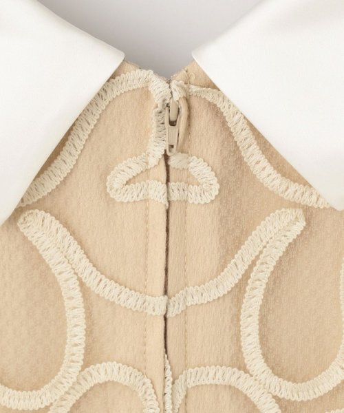 GRACE CONTINENTAL(グレースコンチネンタル)/コードキカ刺繍ドレス/img18