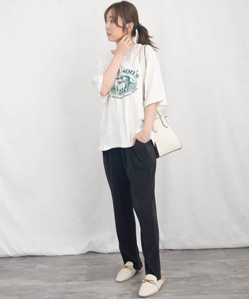 ARGO TOKYO(アルゴトウキョウ)/Jamieson's Logo T－shirt 24025　ロゴT　Tシャツ　白T　コットンT　トップス/img10