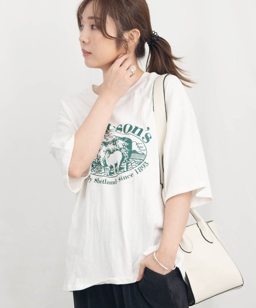 ARGO TOKYO(アルゴトウキョウ)/Jamieson's Logo T－shirt 24025　ロゴT　Tシャツ　白T　コットンT　トップス/img19