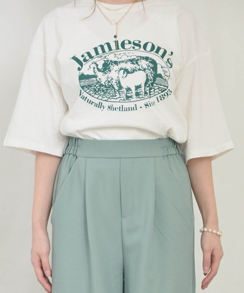 ARGO TOKYO(アルゴトウキョウ)/Jamieson's Logo T－shirt 24025　ロゴT　Tシャツ　白T　コットンT　トップス/img27