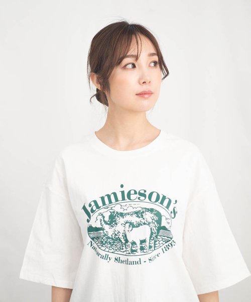 ARGO TOKYO(アルゴトウキョウ)/Jamieson's Logo T－shirt 24025　ロゴT　Tシャツ　白T　コットンT　トップス/img32