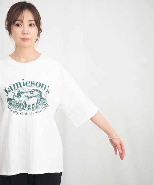 ARGO TOKYO(アルゴトウキョウ)/Jamieson's Logo T－shirt 24025　ロゴT　Tシャツ　白T　コットンT　トップス/img33