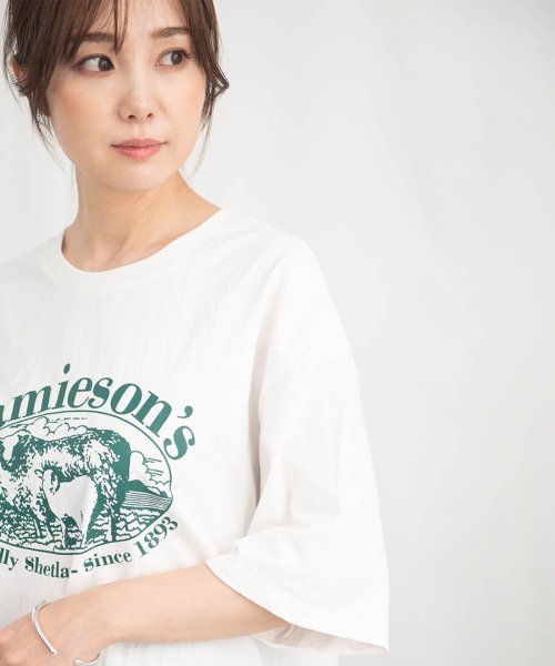 ARGO TOKYO(アルゴトウキョウ)/Jamieson's Logo T－shirt 24025　ロゴT　Tシャツ　白T　コットンT　トップス/img34