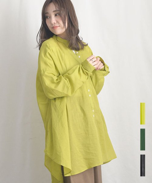 ARGO TOKYO(アルゴトウキョウ)/Cotton Sheer Volume Shirt 23024 コットンシアーボリュームシャツ　コットンシャツ　シアーシャツ　シアーシャツ　シャツ　ブラウス　ト/img01