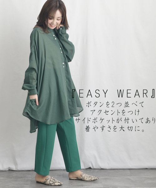 ARGO TOKYO(アルゴトウキョウ)/Cotton Sheer Volume Shirt 23024 コットンシアーボリュームシャツ　コットンシャツ　シアーシャツ　シアーシャツ　シャツ　ブラウス　ト/img02