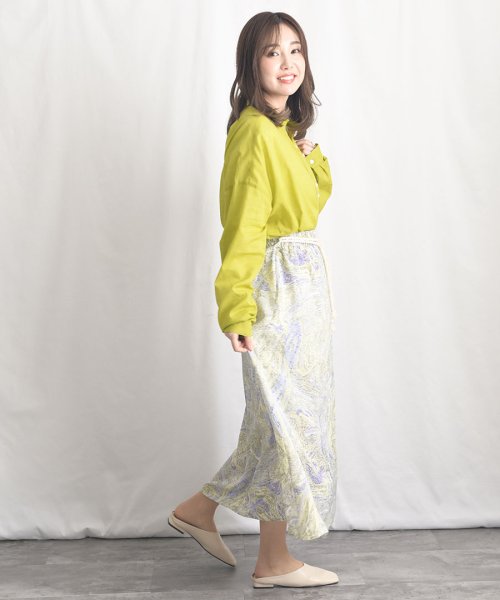 ARGO TOKYO(アルゴトウキョウ)/Cotton Sheer Volume Shirt 23024 コットンシアーボリュームシャツ　コットンシャツ　シアーシャツ　シアーシャツ　シャツ　ブラウス　ト/img05