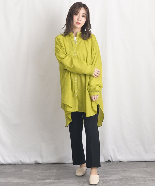 ARGO TOKYO(アルゴトウキョウ)/Cotton Sheer Volume Shirt 23024 コットンシアーボリュームシャツ　コットンシャツ　シアーシャツ　シアーシャツ　シャツ　ブラウス　ト/img27