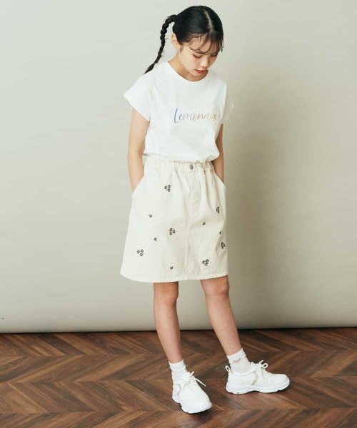 a.v.v(KID'S)(アー・ヴェ・ヴェキッズ)/[100－130]アイスタッチレモンコレクションTシャツ/img19