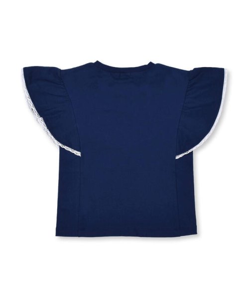 BeBe(ベベ)/コットン USA フリル 袖 ロゴ プリント Tシャツ (90~150cm)/img06