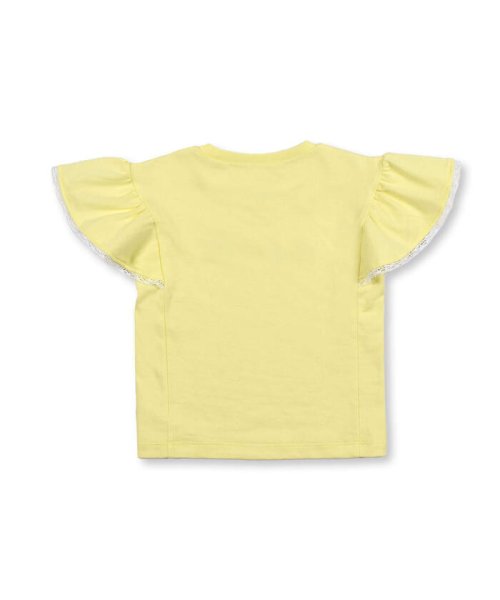 BeBe(ベベ)/コットン USA フリル 袖 ロゴ プリント Tシャツ (90~150cm)/img12