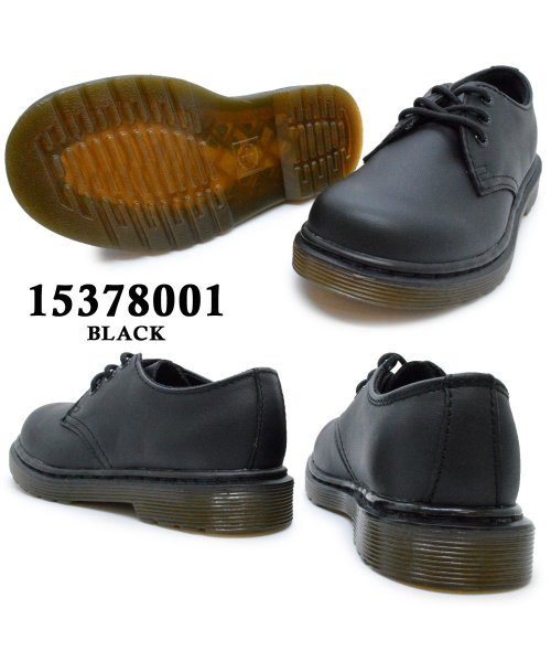 DR.MARTENS(ドクターマーチン)/Dr.Martens キッズ 15378001 1461 JUNIOR EVERLEY 3EYE SHOE/img02