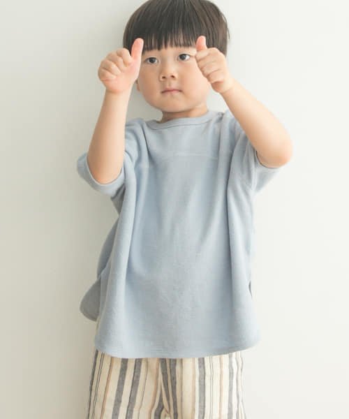 URBAN RESEARCH DOORS（Kids）(アーバンリサーチドアーズ（キッズ）)/『親子リンク』スラブインレイ5分袖プルオーバー(KIDS)/img07