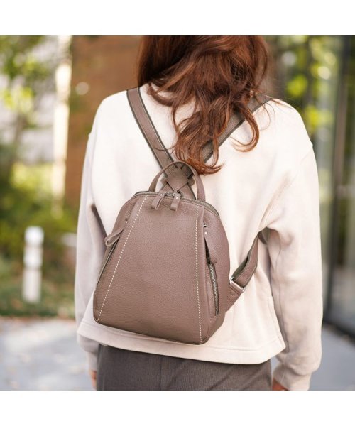 [Jamale]牛革レザーリュック日本製 