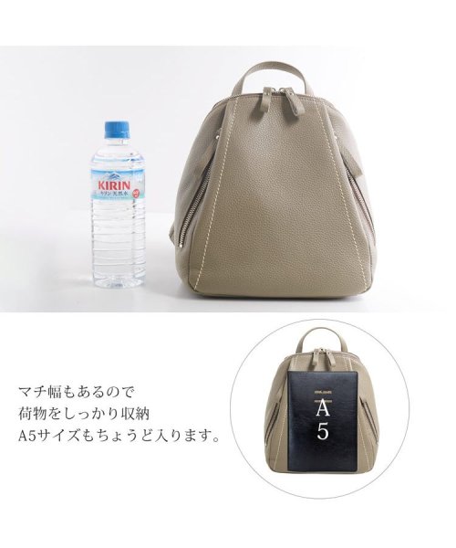 [Jamale]牛革レザーリュック日本製 