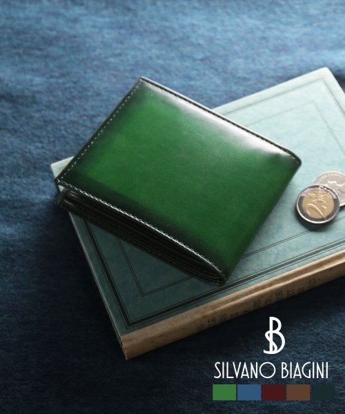 sankyoshokai(サンキョウショウカイ)/[SILVANO BIAGINI]イタリアンレザー二つ折り財布/img01