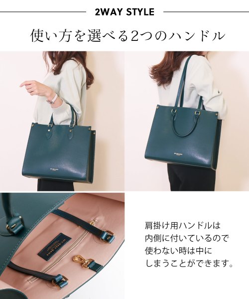 sankyoshokai(サンキョウショウカイ)/[MY BEST BAG]牛革レザー大容量ハンドバッグイタリア製/img05