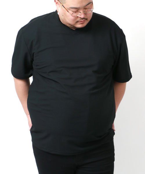 MARUKAWA(大きいサイズのマルカワ)/【DISCUS】ディスカス 大きいサイズ 半袖 Vネック Tシャツ ワッフル 無地 吸汗速乾 抗菌防臭 Tシャツ メンズ スポーツ/img17