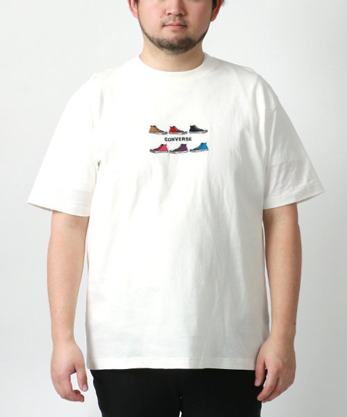 MARUKAWA(大きいサイズのマルカワ)/【CONVERSE】コンバース 大きいサイズ 半袖 シューズ 刺繍 Tシャツ メンズ 2L 3L 4L 5L/img07