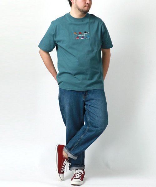 MARUKAWA(大きいサイズのマルカワ)/【CONVERSE】コンバース 大きいサイズ 半袖 シューズ 刺繍 Tシャツ メンズ 2L 3L 4L 5L/img10