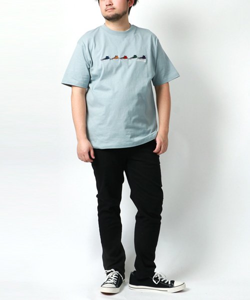 MARUKAWA(大きいサイズのマルカワ)/【CONVERSE】コンバース 大きいサイズ 半袖 シューズ 刺繍 Tシャツ メンズ 2L 3L 4L 5L/img11
