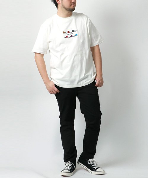 MARUKAWA(大きいサイズのマルカワ)/【CONVERSE】コンバース 大きいサイズ 半袖 シューズ 刺繍 Tシャツ メンズ 2L 3L 4L 5L/img12