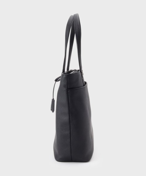 スマート モノトーントートバッグ 本体：合成皮革 持ち手：合成皮革