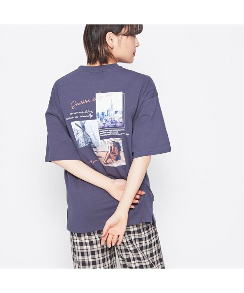 Spiritoso(スピリトーゾ)/フォトプリント刺繍ロゴTシャツ/img04