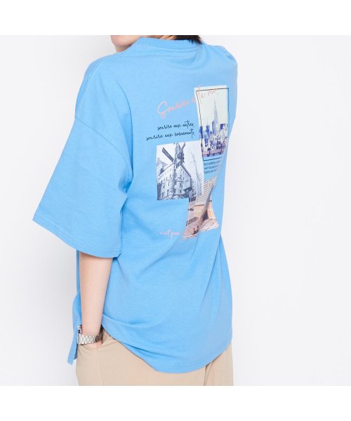 Spiritoso(スピリトーゾ)/フォトプリント刺繍ロゴTシャツ/img14