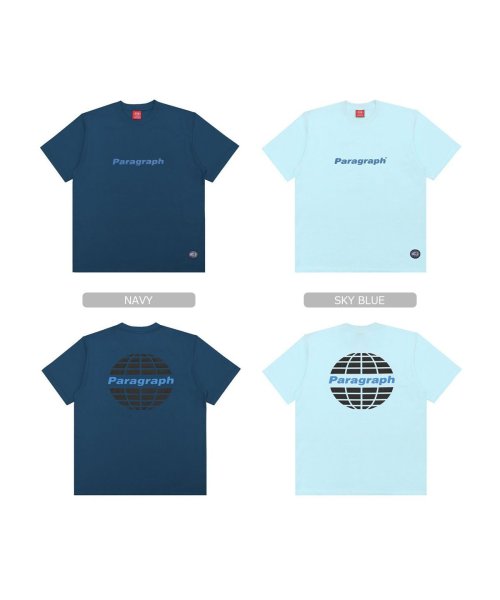 1111clothing(ワンフォークロージング)/パラグラフ tシャツ 半袖 トップス 正規品 ◆Paragraph Classic Blue Logo T－shirt◆ 有名 ブランド tシャツ オーバーサイ/img14