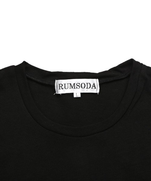 LUXSTYLE(ラグスタイル)/RUMSODA(ラムソーダ)レインボー箔プリント半袖Tシャツ/Tシャツ メンズ 半袖 ベア 箔プリント ロゴ レインボーカラー/img10